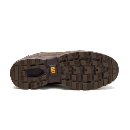 CAT Caterpillar Men's P726887 Pursue Hiker Low Leather Shoes Dark Brown