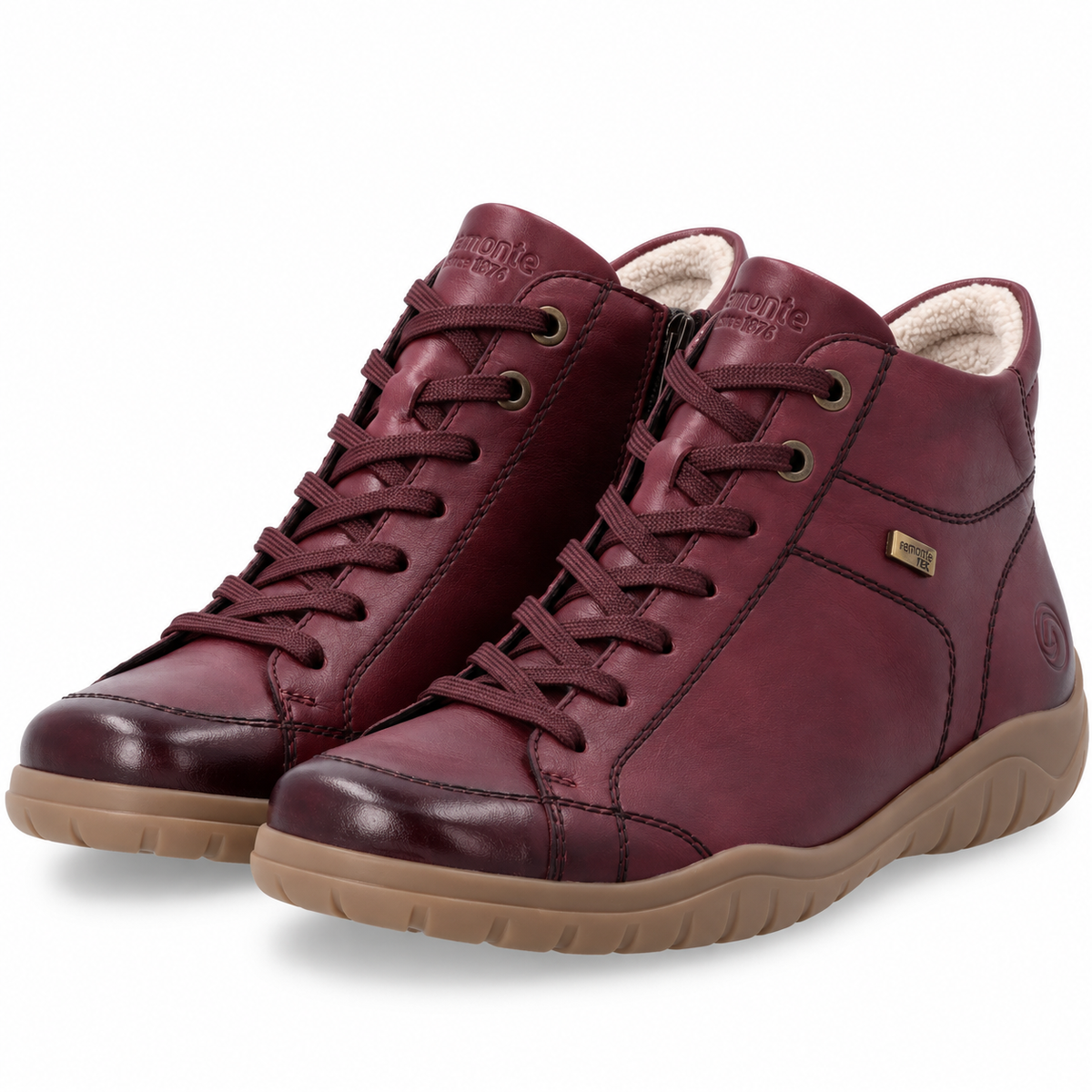 Lace up womens ankle casual boots