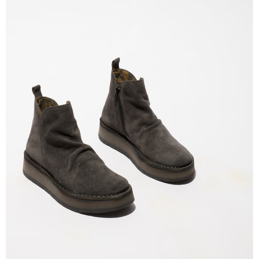 Fly London Women's RUJI202FLY Suede Leather Ankle Boots Diesel