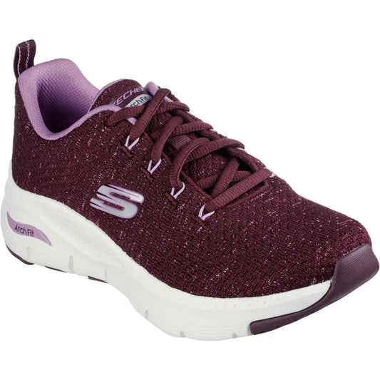 Skechers Women's 149713/PLUM Arch Fit - Glee For All Trainers Plum