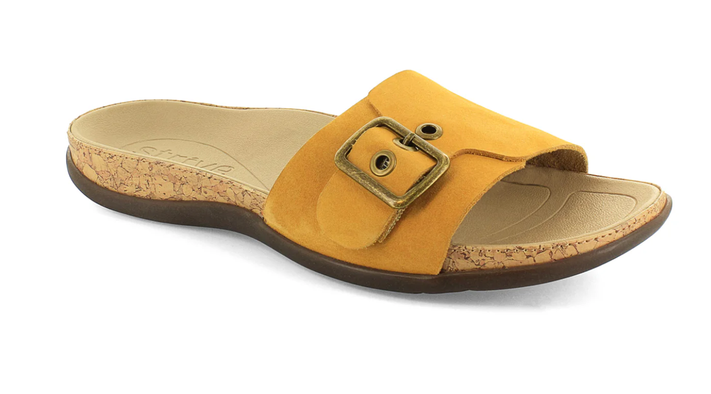 Strive Women's Paros Buckle Sandals Sunflower Yellow