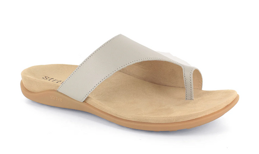 Strive Women's Capri III Leather Sandals Latte Cream