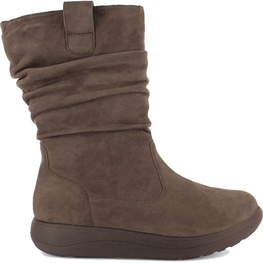 Strive Women's Fleur Suede Leather Ankle Boots Chocolate Brown