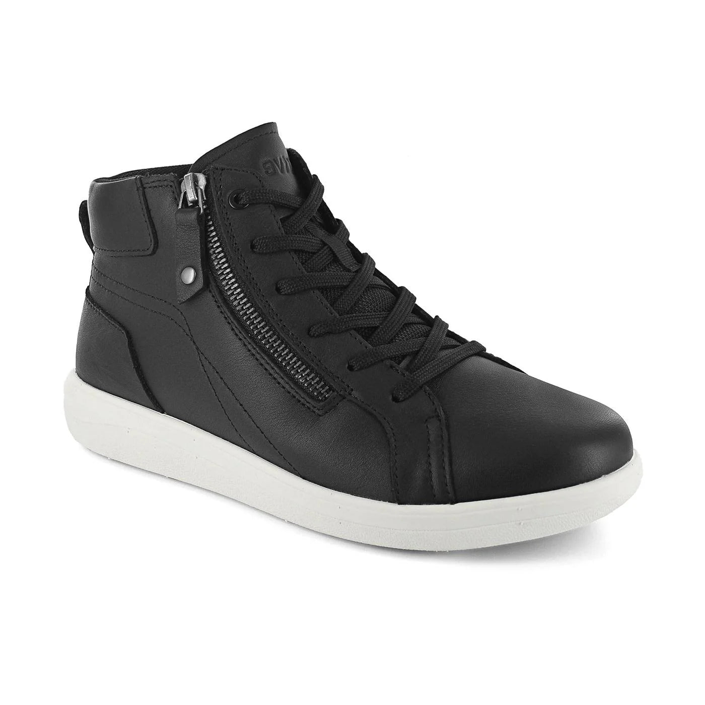 Strive Women's Kensington Leather Ankle Boots Sneakers Black
