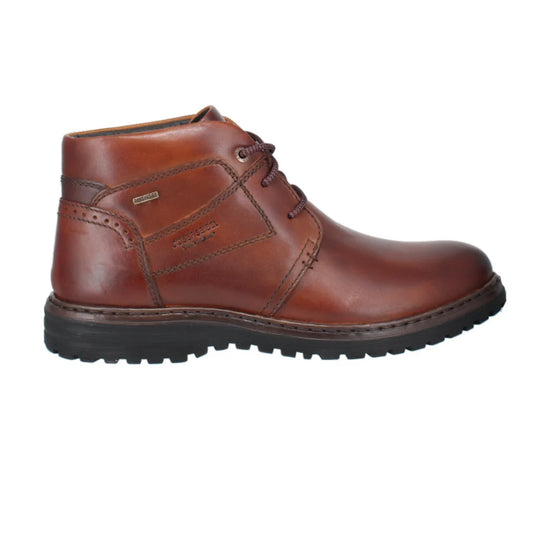 Josef Seibel Men's Erroll 52 Leather Casual Boots Cognac Brown