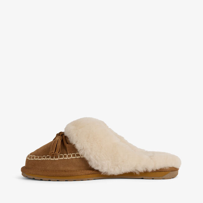EMU Australia Women's Tahnee Suede Slippers Chestnut Brown