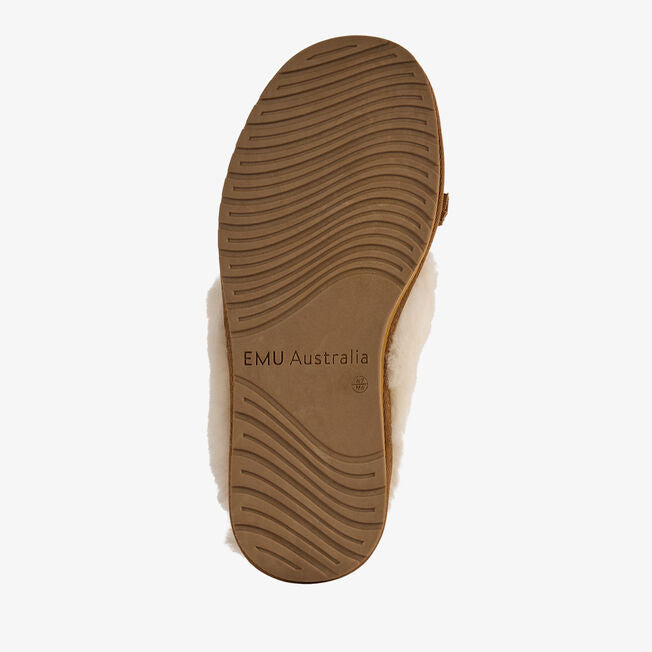 EMU Australia Women's Tahnee Suede Slippers Chestnut Brown