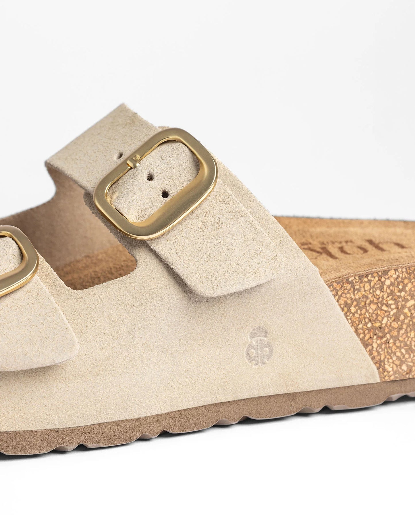 Yokono Women's WIWI-003 Leather Platform Sandals Crudo / Beige
