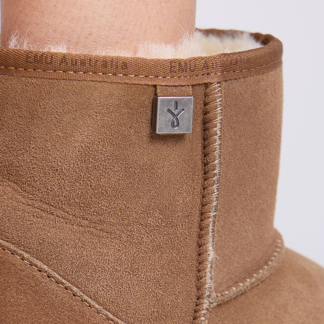 EMU Australia Women's Platinum Stinger Mini Ankle Boots Chestnut Brown