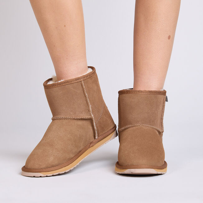 EMU Australia Women's Platinum Stinger Mini Ankle Boots Chestnut Brown