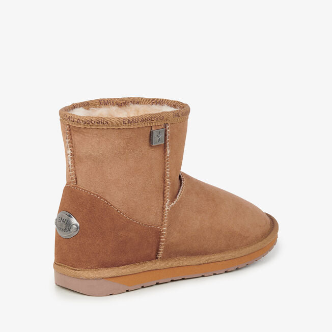 EMU Australia Women's Platinum Stinger Mini Ankle Boots Chestnut Brown