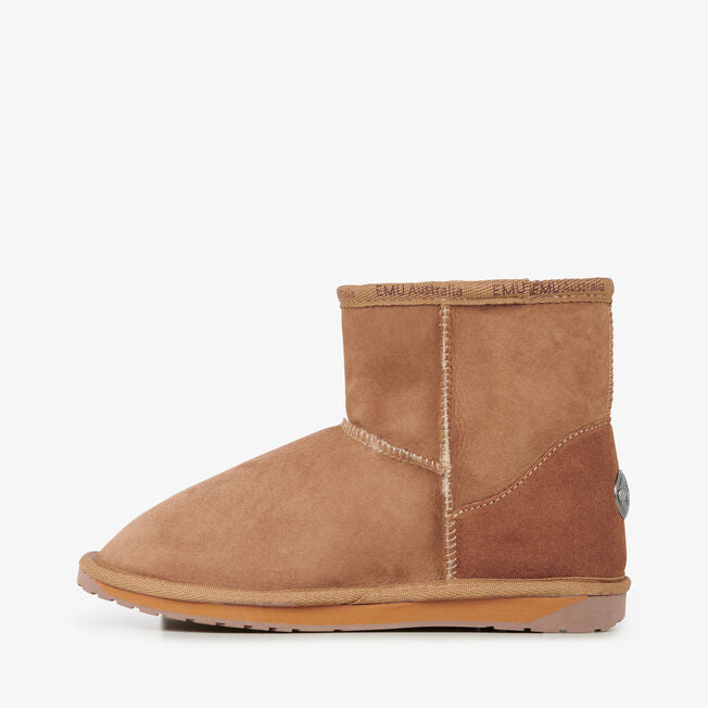 EMU Australia Women's Platinum Stinger Mini Ankle Boots Chestnut Brown