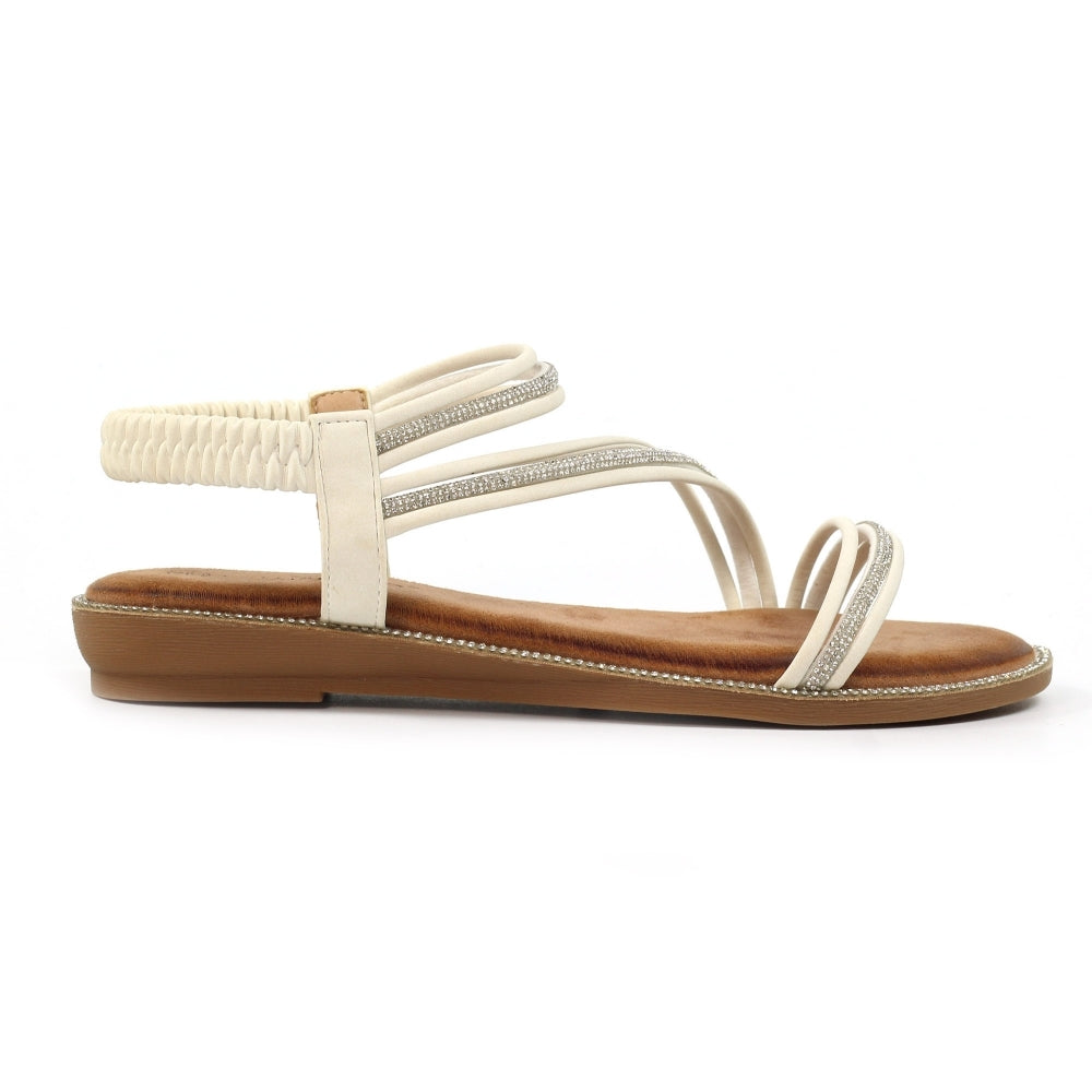 Lunar Women's - JLH531 WT - Aruba Sandal White