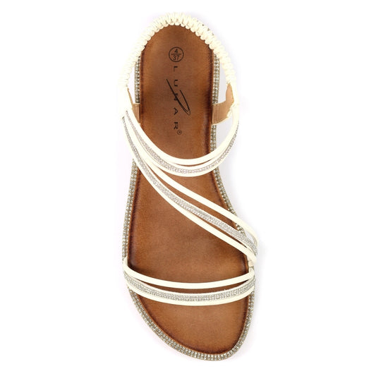 Lunar Women's - JLH531 WT - Aruba Sandal White