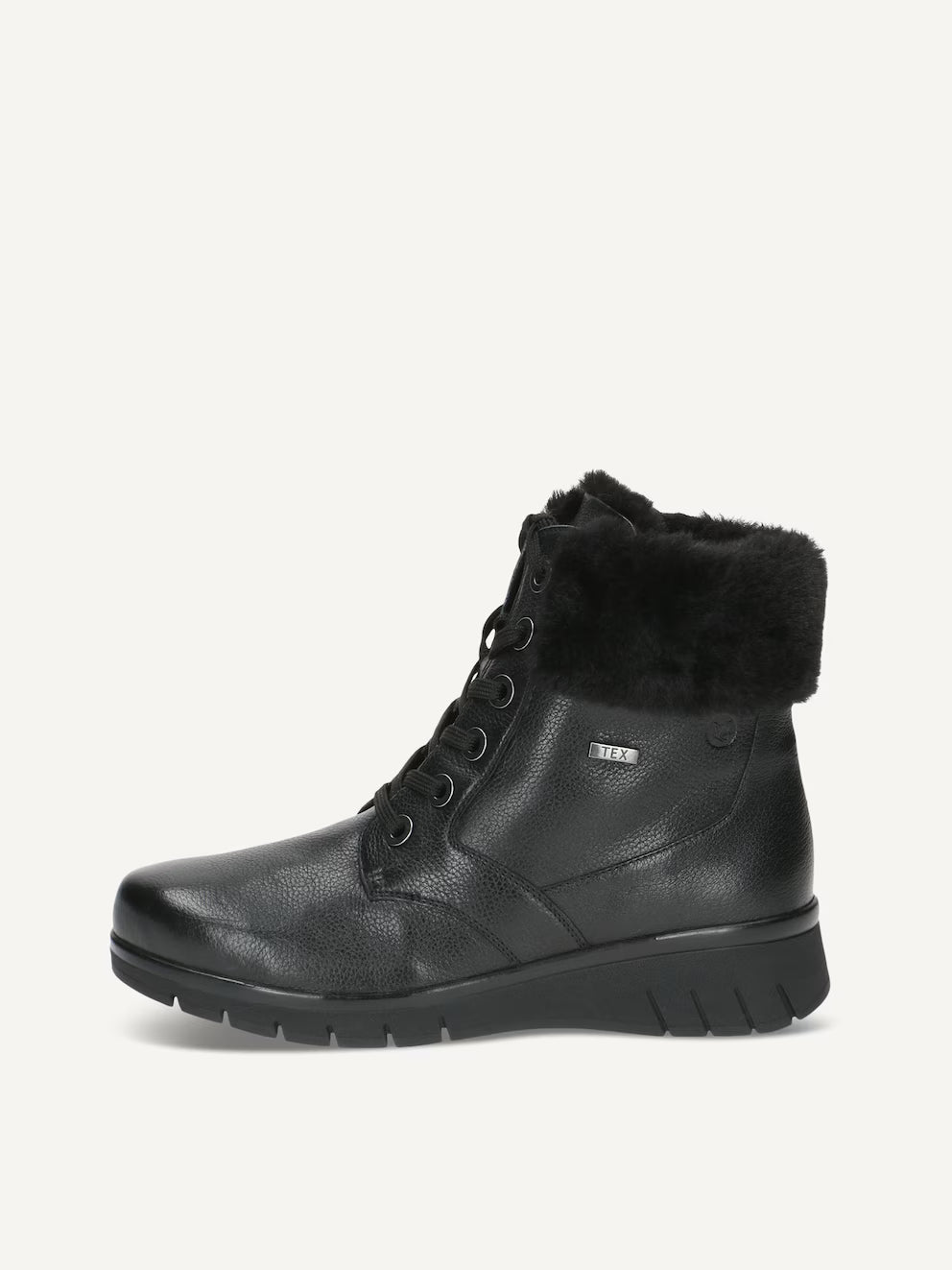 Caprice Women's 9-26209-43 Leather Ankle Boots w/Lining Black Nappa