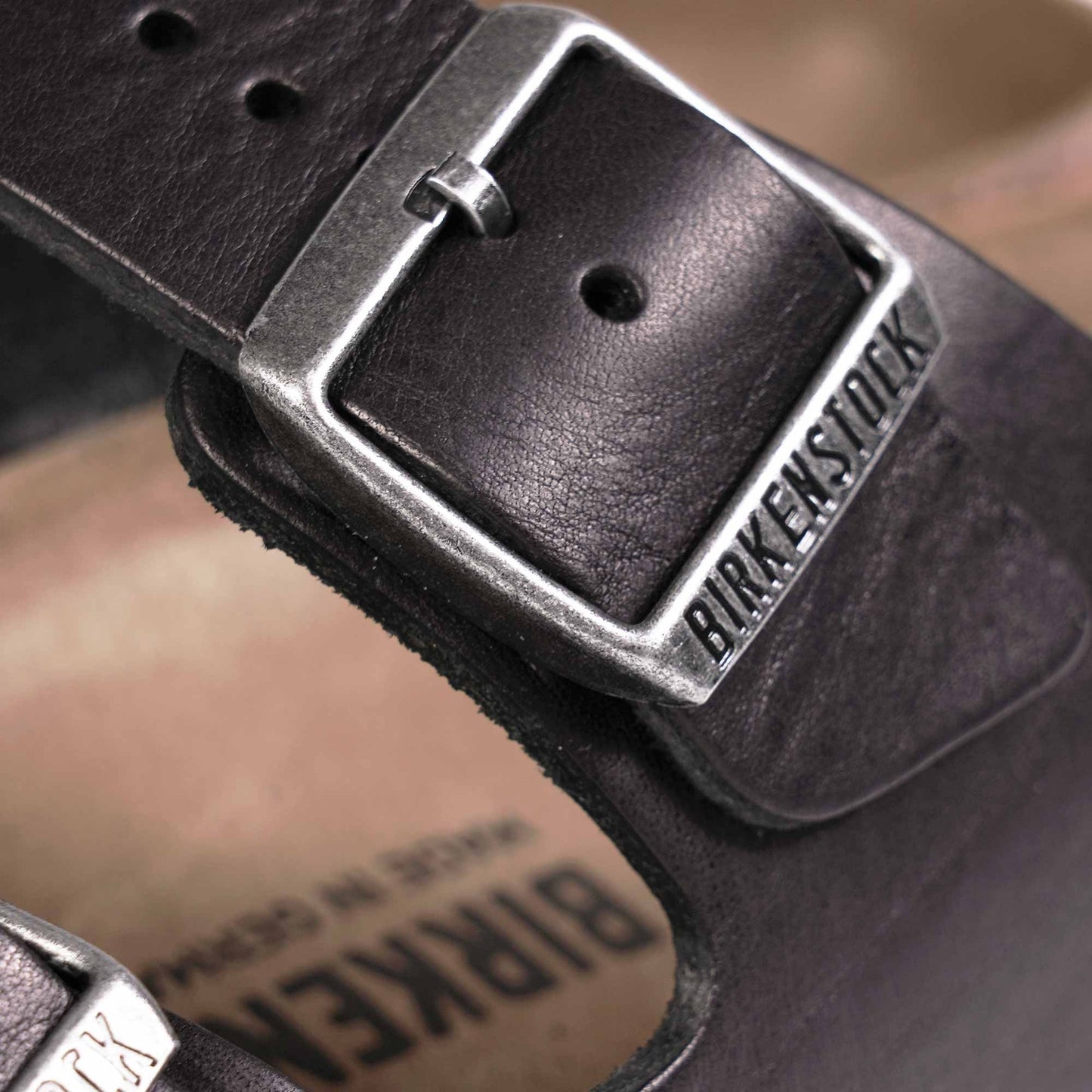 Birkenstock Men's Arizona BS Sandals Vintage Wood Black