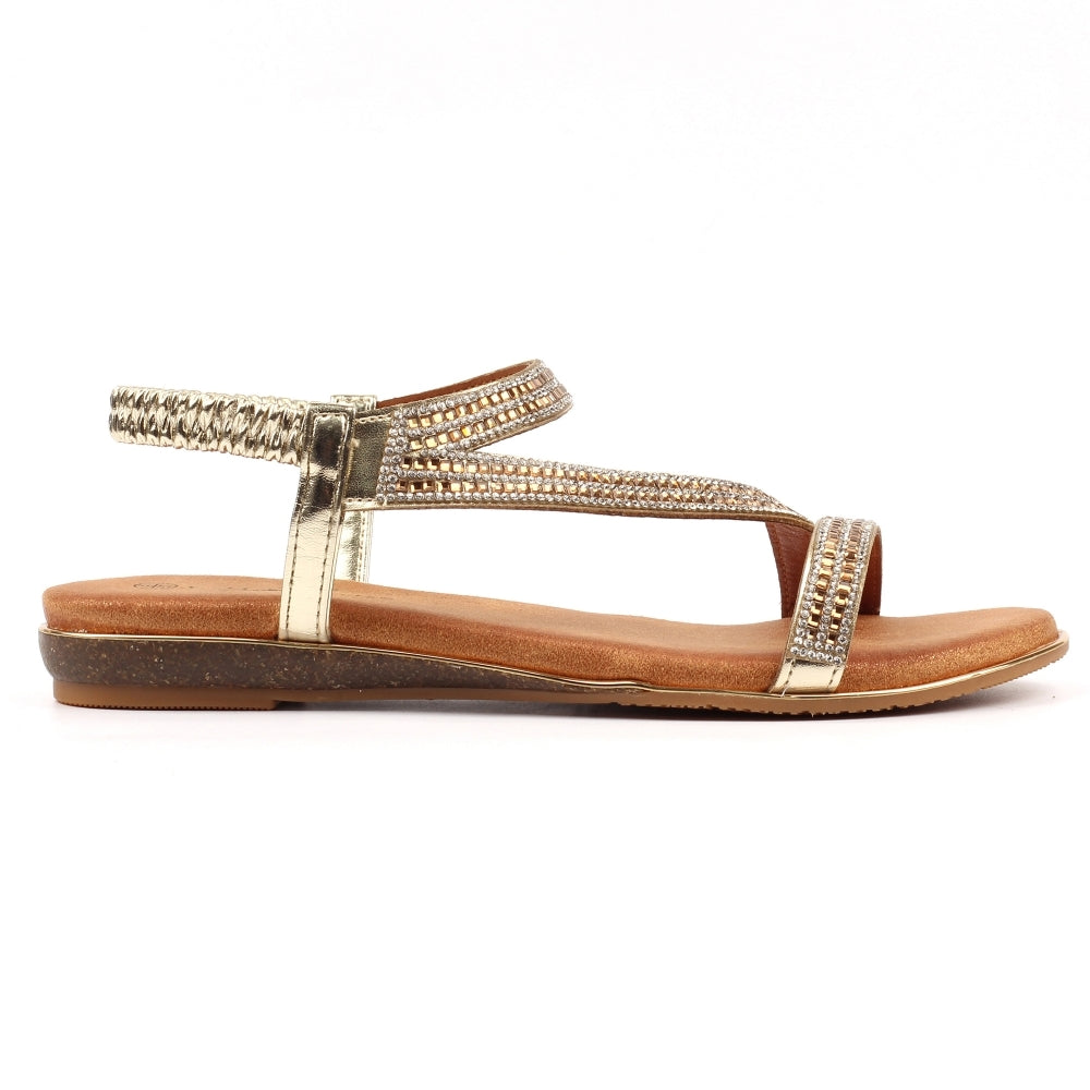 Lunar Women's - JLH321 GD Blaise II Sandals Gold