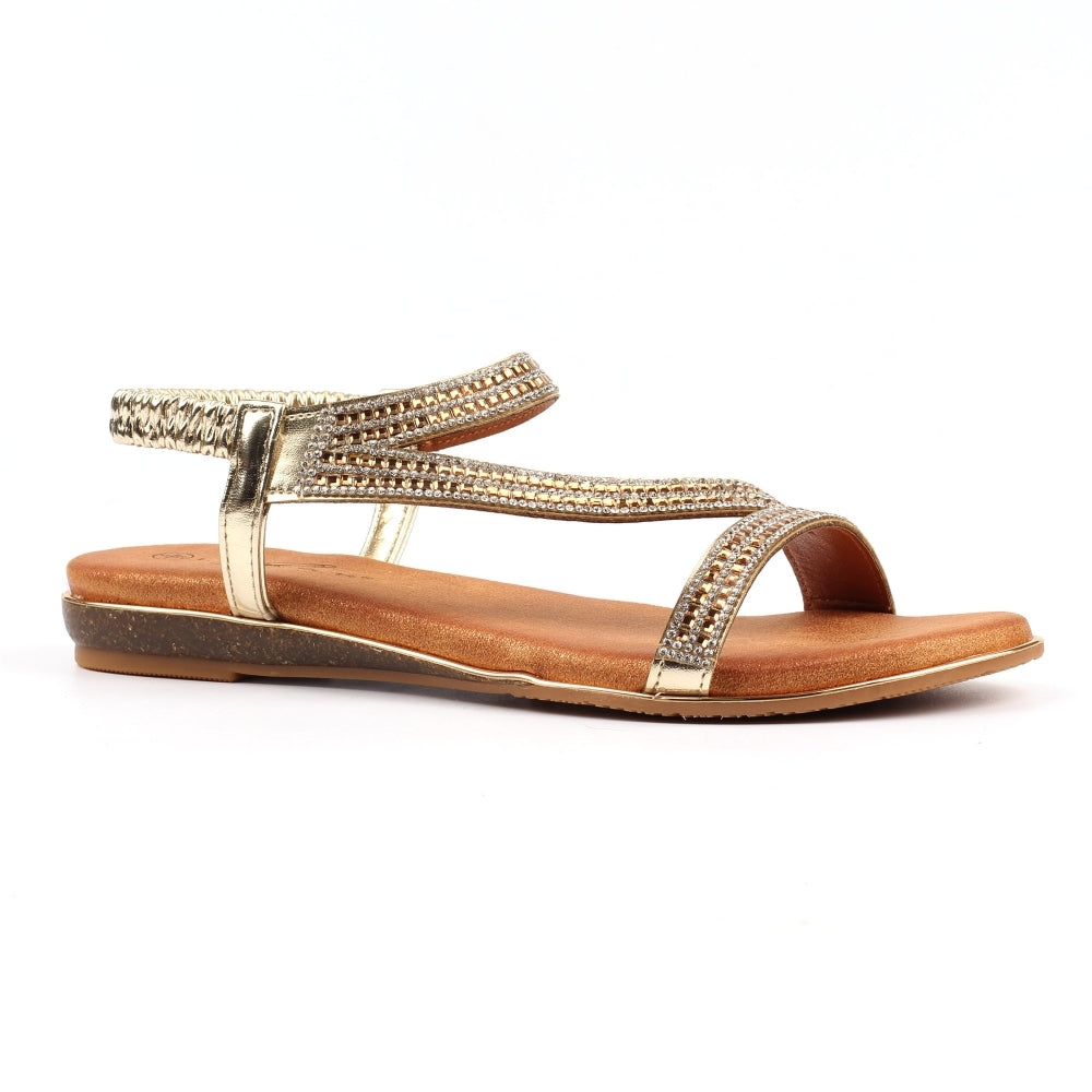 Lunar Women's - JLH321 GD Blaise II Sandals Gold