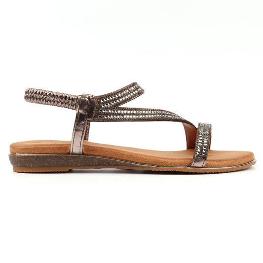 Lunar Women's - JLH321 PW Blaise II Sandals Pewter