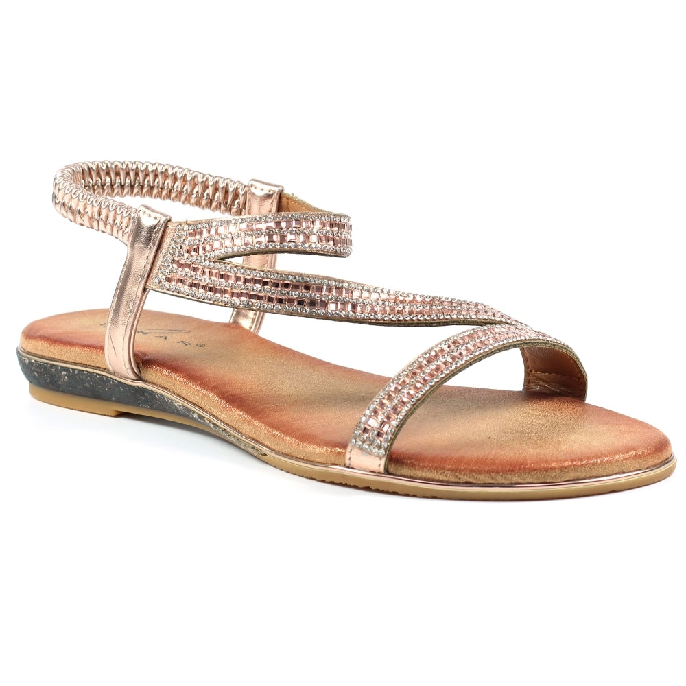 Lunar Women's JLH321 Blaise II Sandals Rose