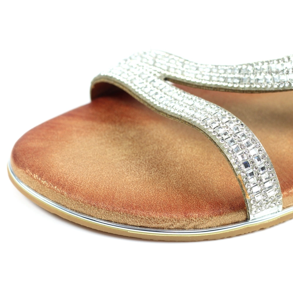 Lunar Women's JLH321 Blaise II Sandals Silver