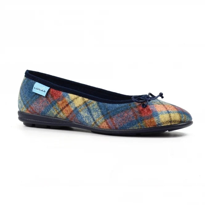 Lunar Women's KLA240 BL Brie Slippers Navy