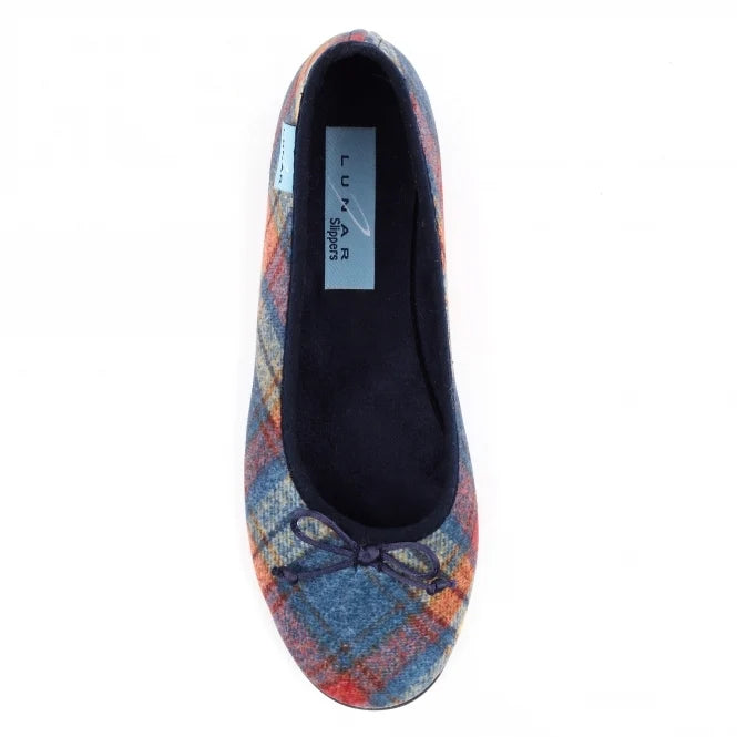 Lunar Women's KLA240 BL Brie Slippers Navy