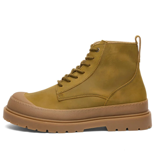 Birkenstock Men's Prescott Leather Lace-Up Boots Pine Green