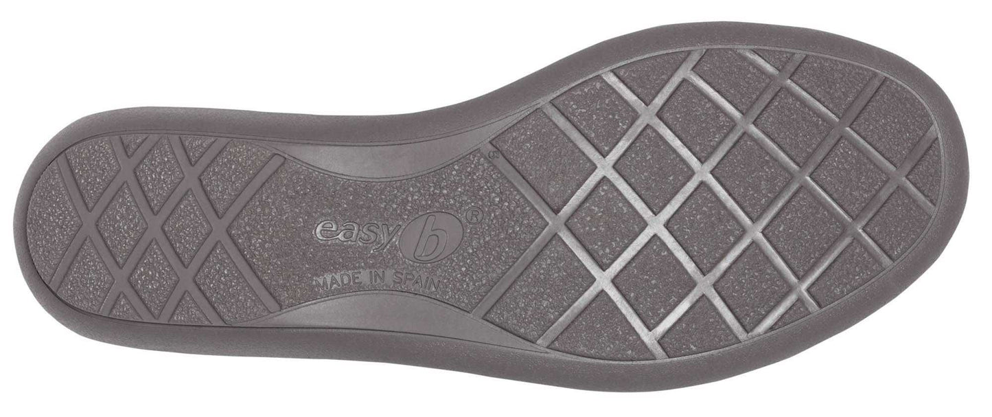 DB Wider Fit Women's Snug Slip-On Elasticated Slippers Navy / Grey