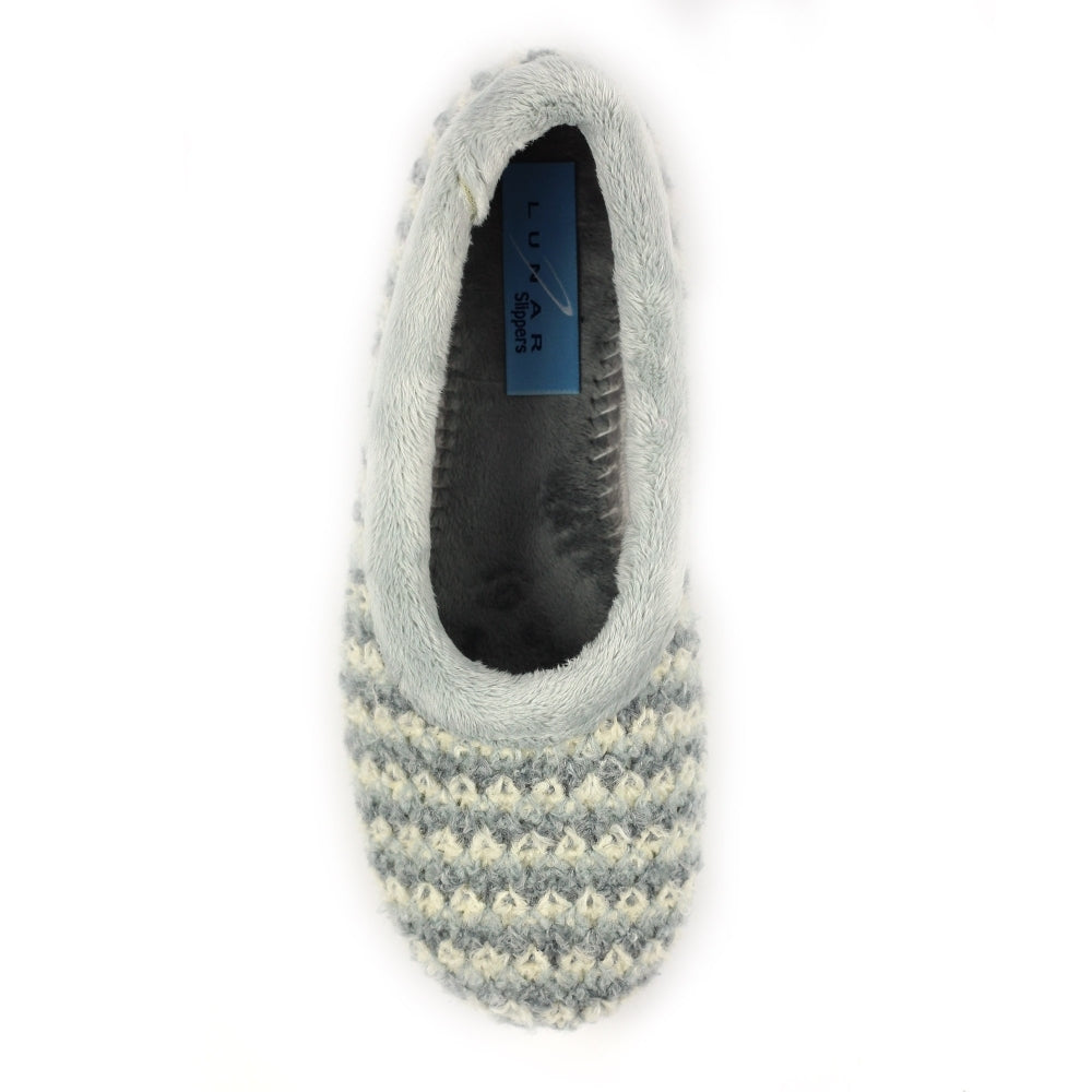 Lunar Women's KLZ070 Cambria Slippers Grey