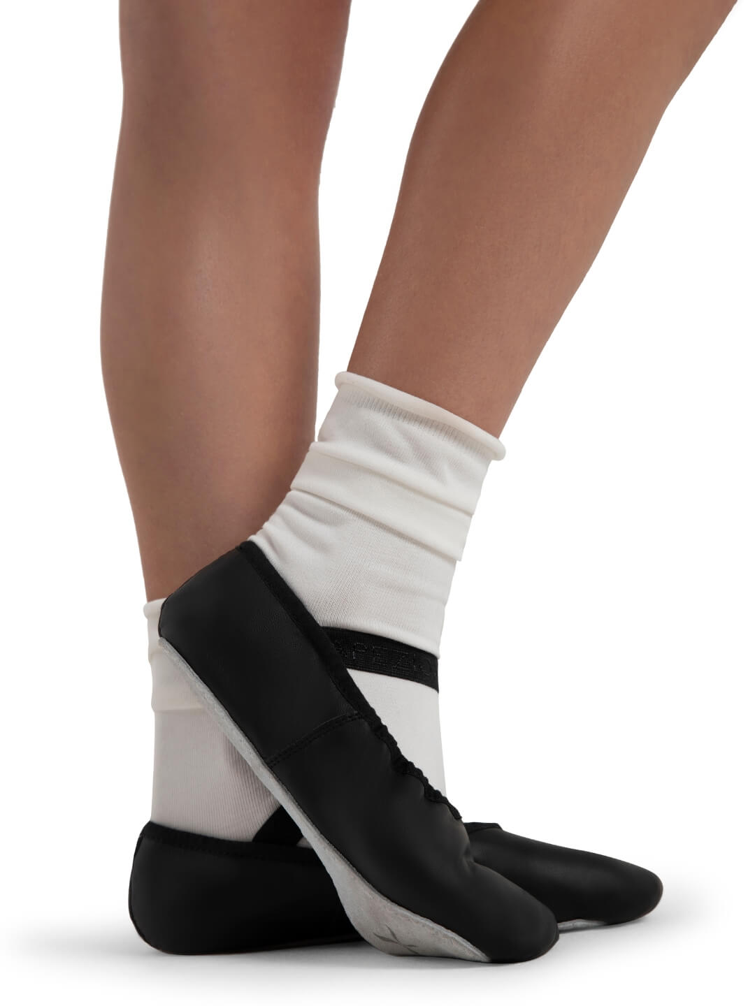 Capezio Girls Leather Daisy Ballet Shoes Black