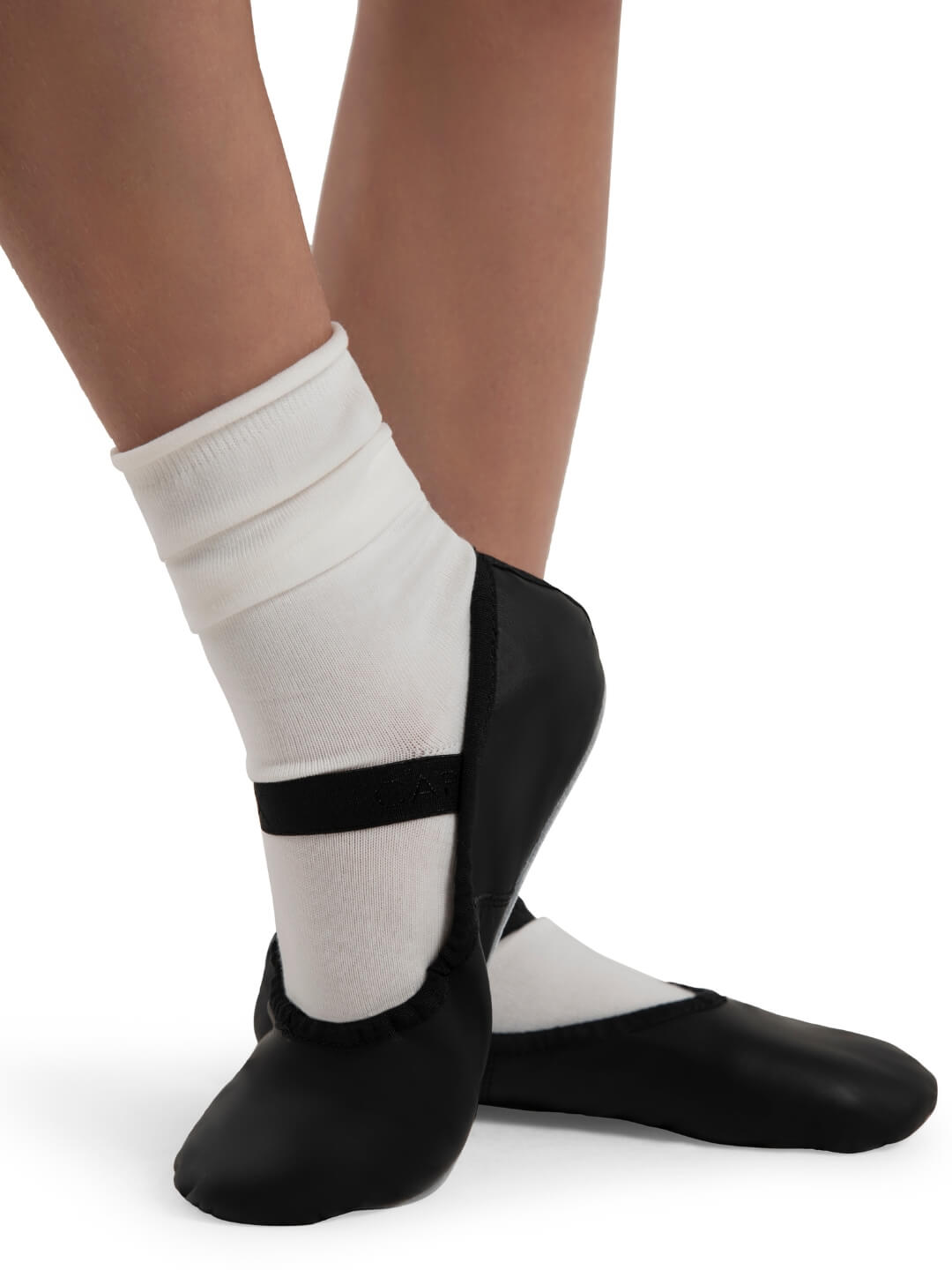 Capezio Girls Leather Daisy Ballet Shoes Black