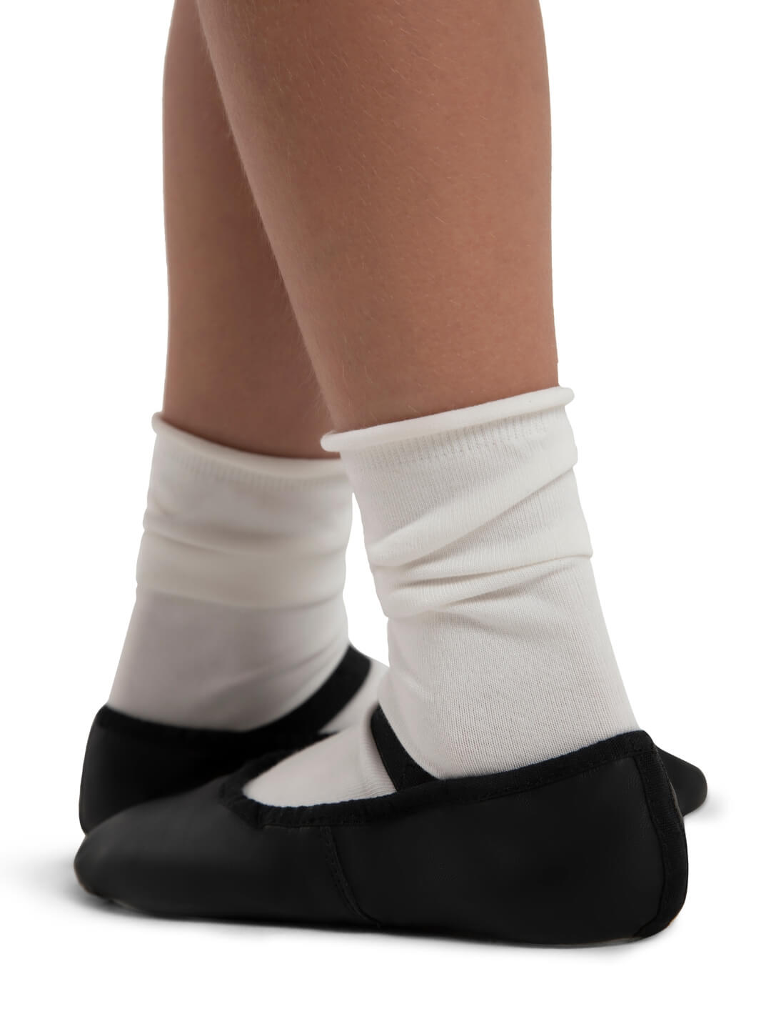 Capezio Girls Leather Daisy Ballet Shoes Black
