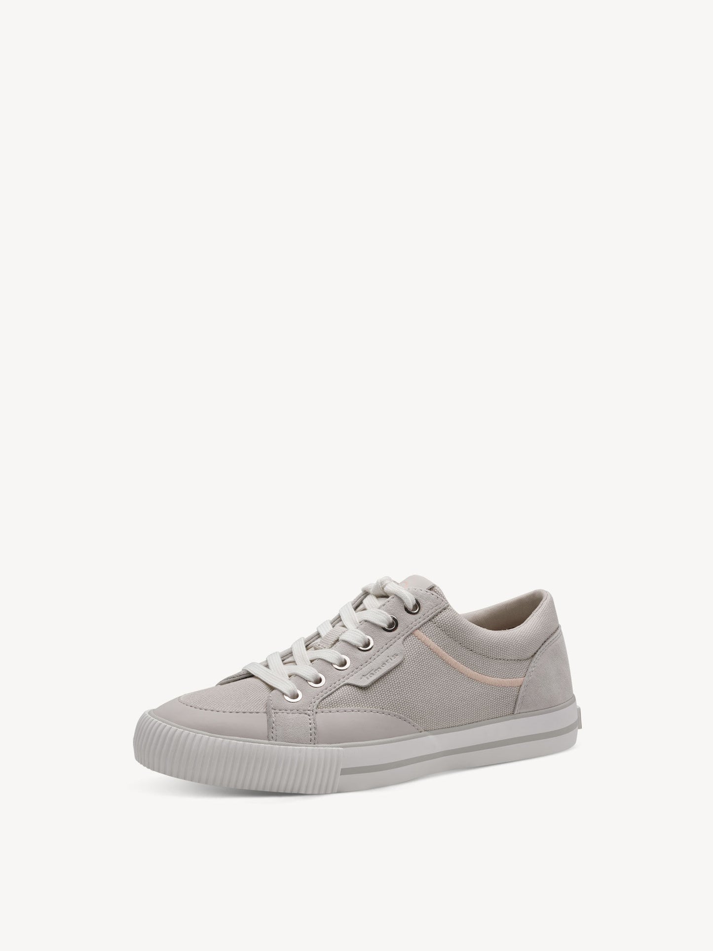 Tamaris Women's 1-23607-42 Leather Lace-Up Sneakers Ivory