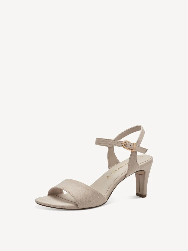 Tamaris Women's 1-28028-42 Heeled Sandals Beige