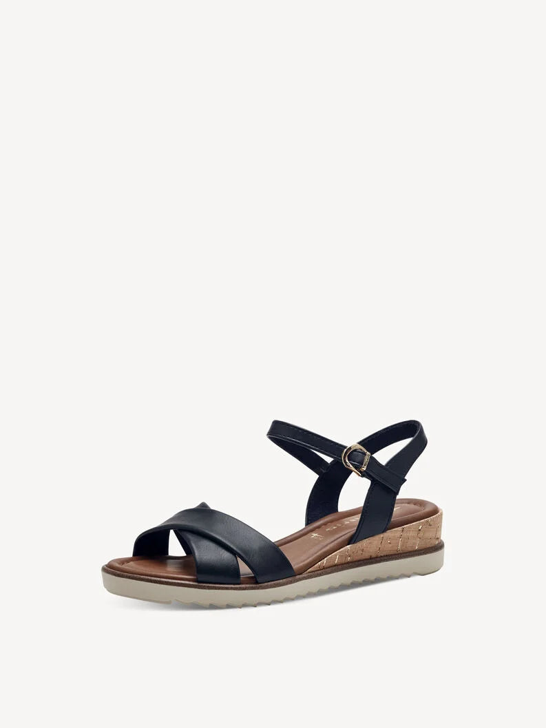 Tamaris Women's 1-28106-42 Heeled Sandals Navy Blue