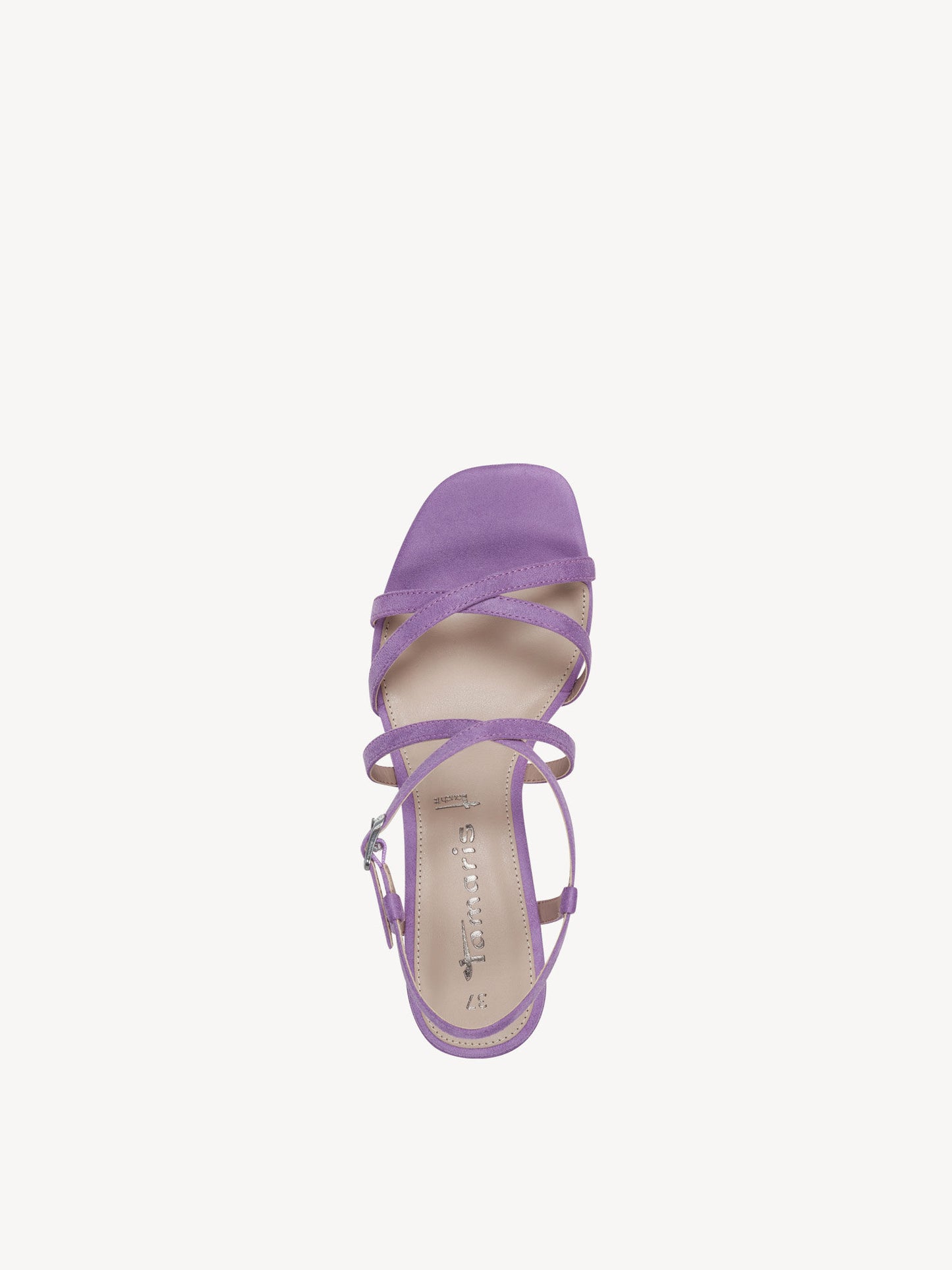 Tamaris Women's 1-28204-42 Heeled Leather Sandals Light Purple