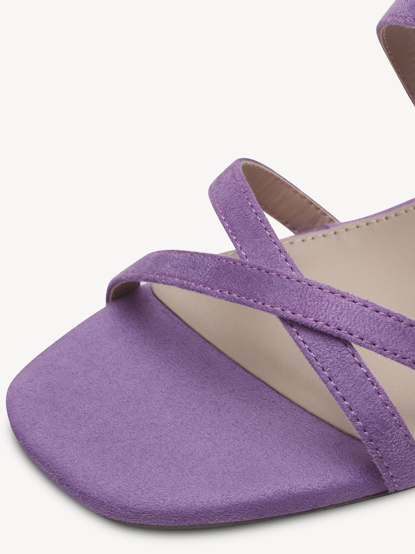Tamaris Women's 1-28204-42 Heeled Leather Sandals Light Purple