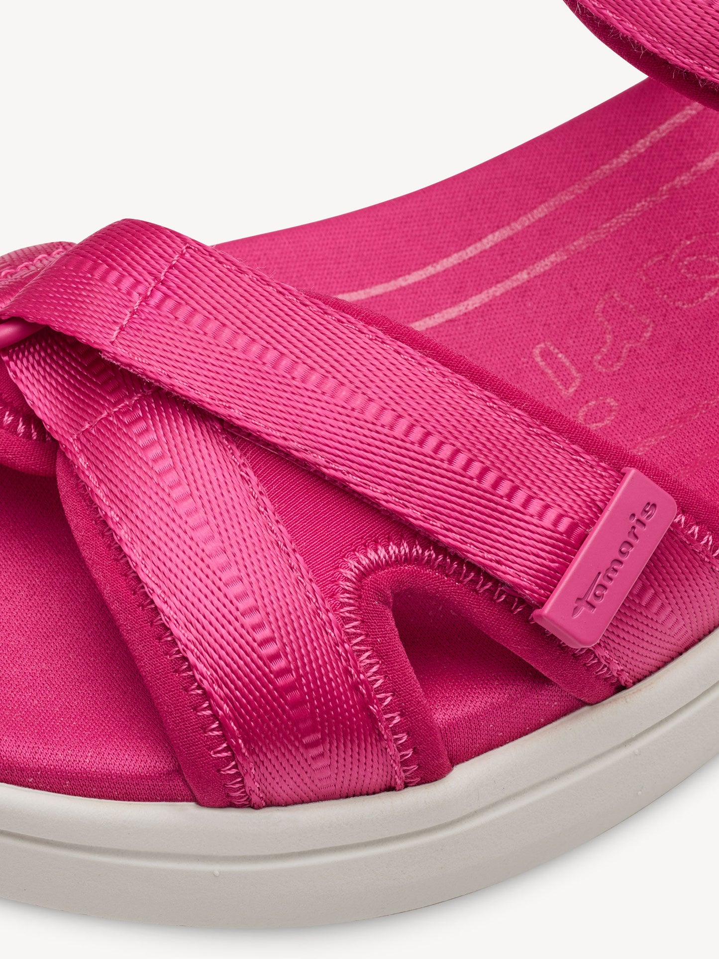 Tamaris Women's 1-28262-42 Strap Sandals Fuxia Pink