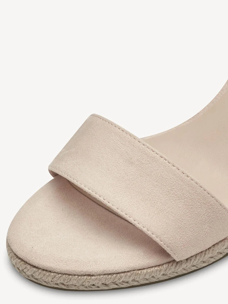 Tamaris Women's 1-28300-42 Wedge Heel Sandals Nude Pink