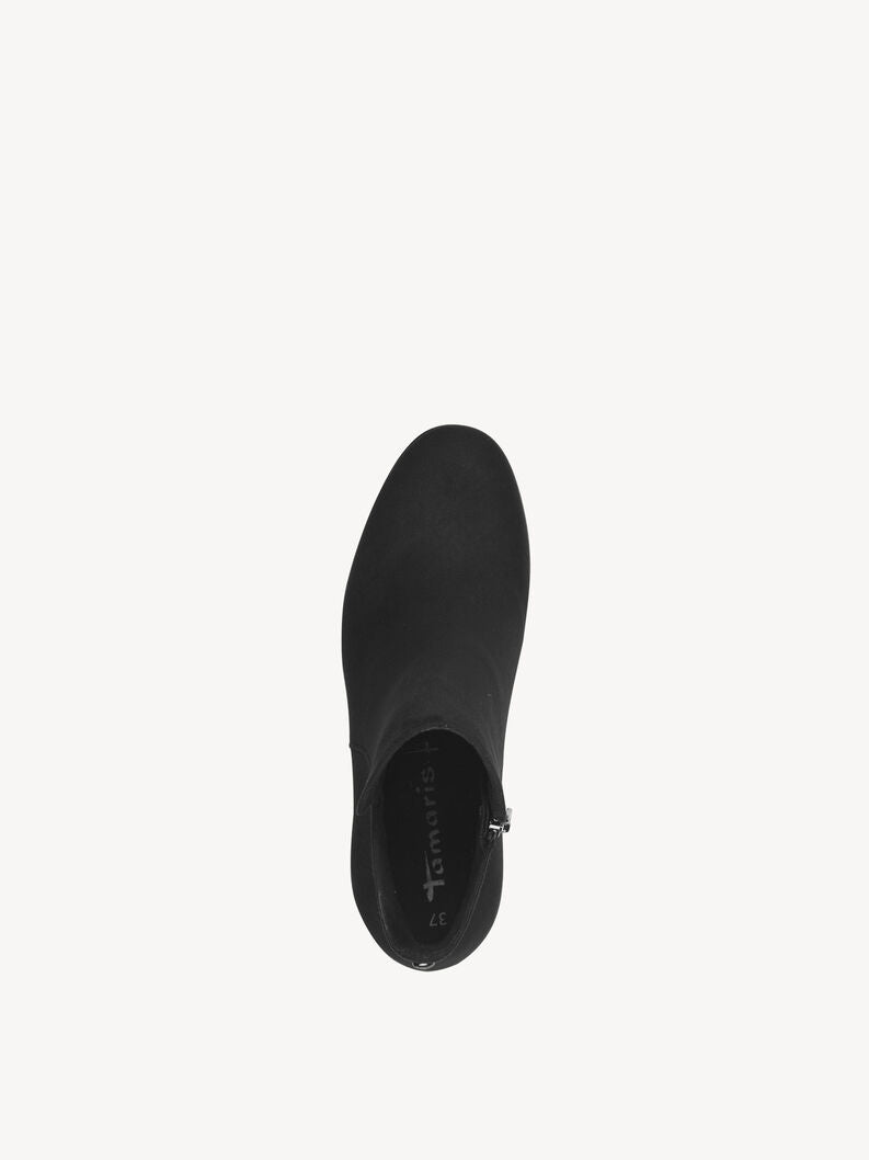Tamaris Women's 1-25354-43 Vegan Ankle Boots Black