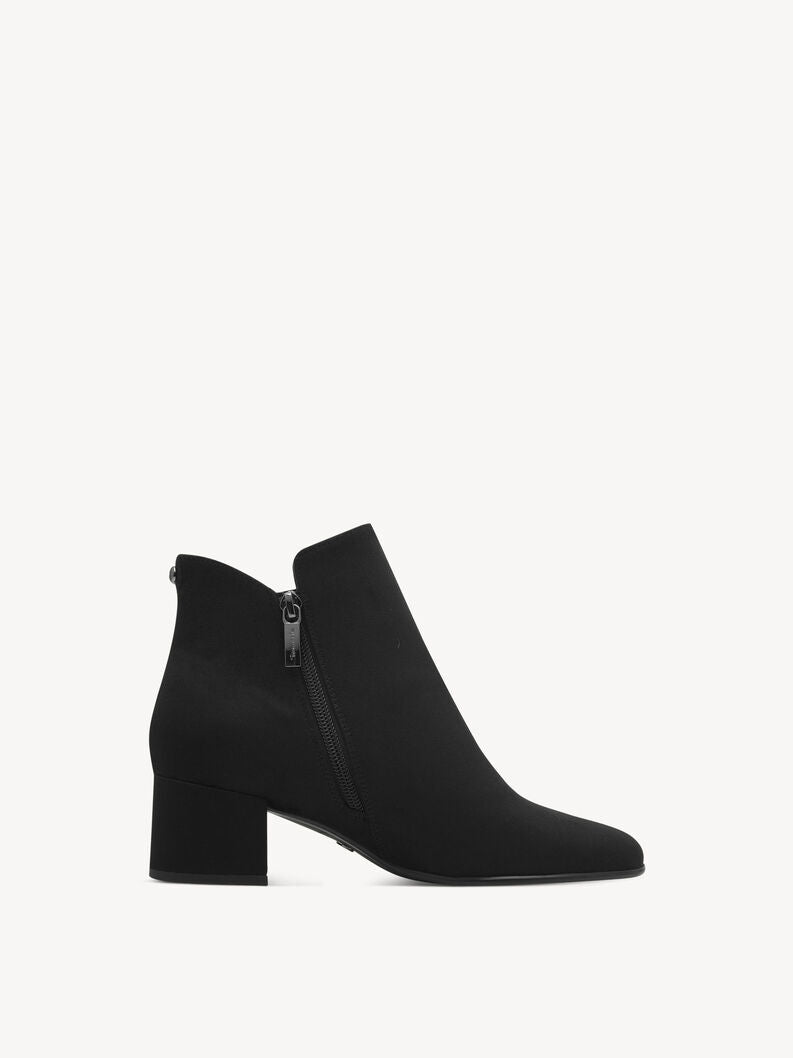 Tamaris Women's 1-25354-43 Vegan Ankle Boots Black