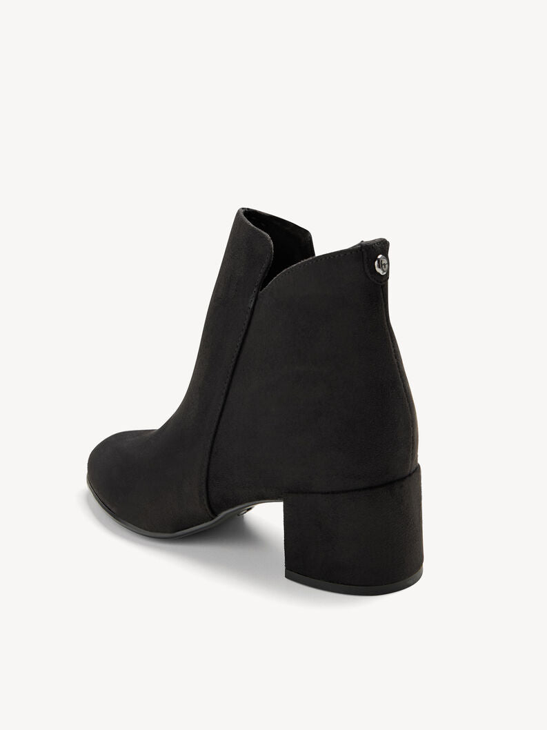 Tamaris Women's 1-25354-43 Vegan Ankle Boots Black