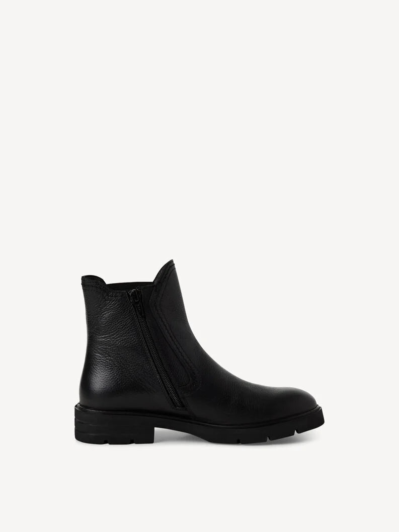 Tamaris Women's 1-25422-45 Leather Chelsea Boots Black