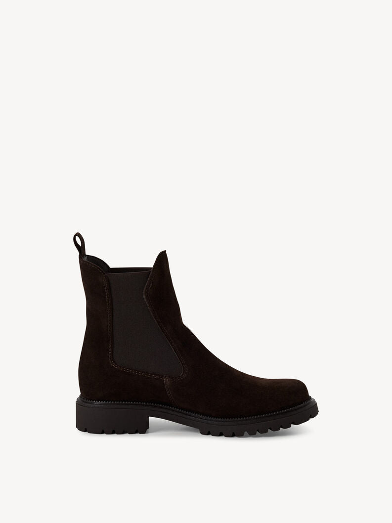 Tamaris Women's 1-25427-41 Leather Chelsea Ankle Boots Mocca Brown