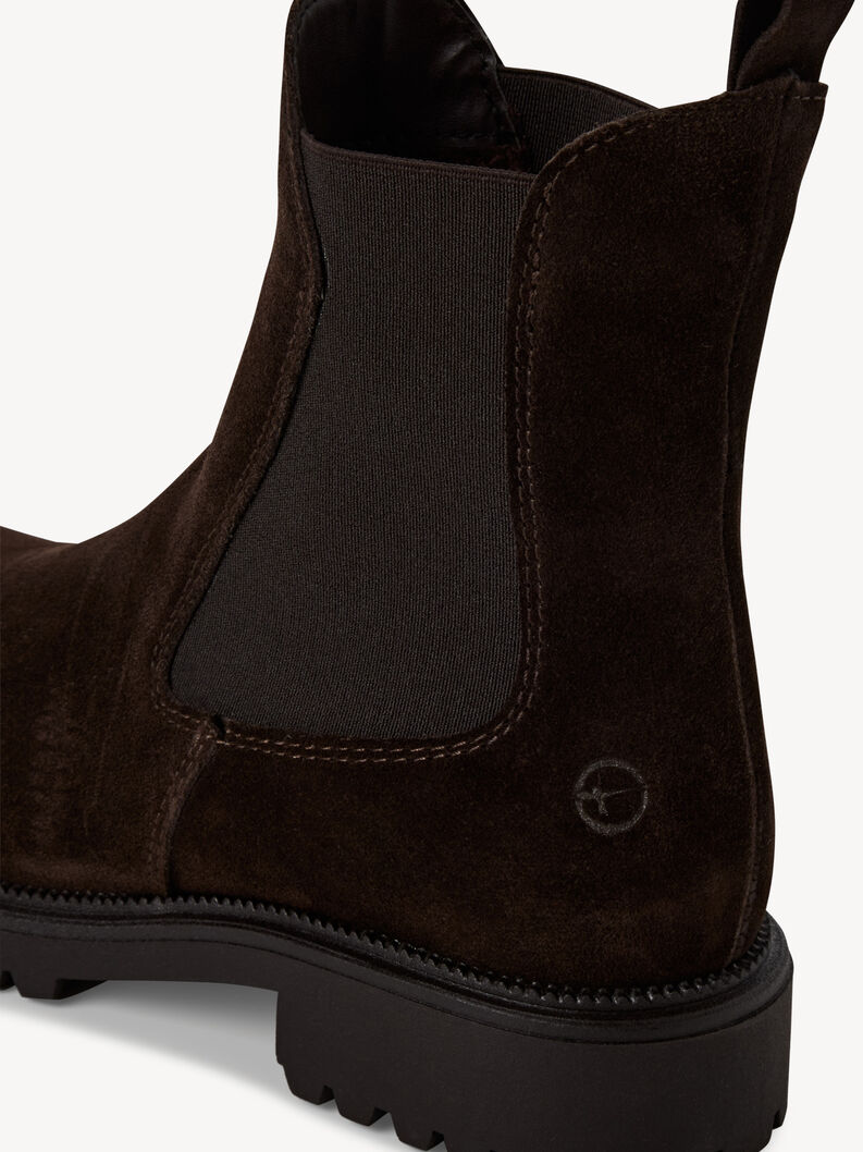 Tamaris Women's 1-25427-41 Leather Chelsea Ankle Boots Mocca Brown