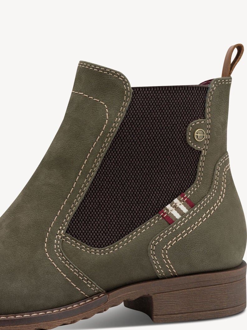 Tamaris Women's 1-25821-45 Leather Chelsea Boots Olive Green