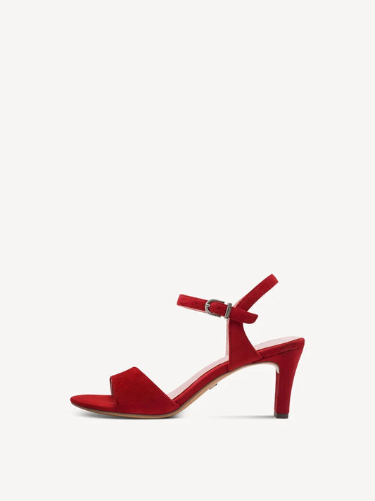 Tamaris Women's 1-28028-42 Heeled Sandals Red