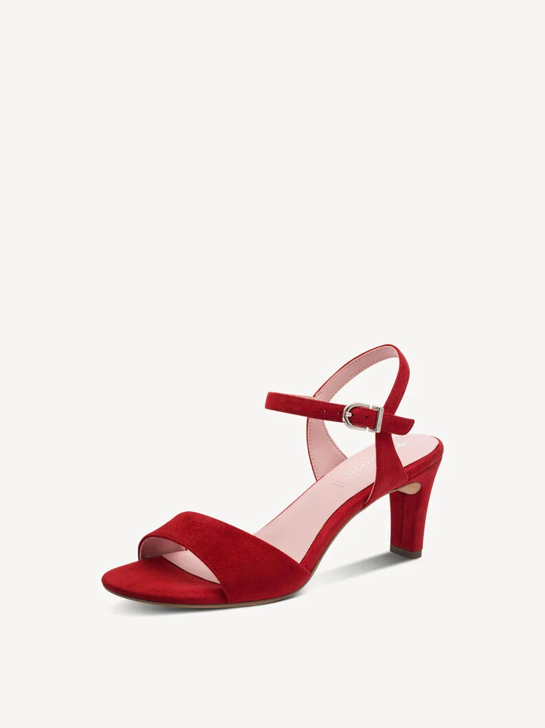Tamaris Women's 1-28028-42 Heeled Sandals Red