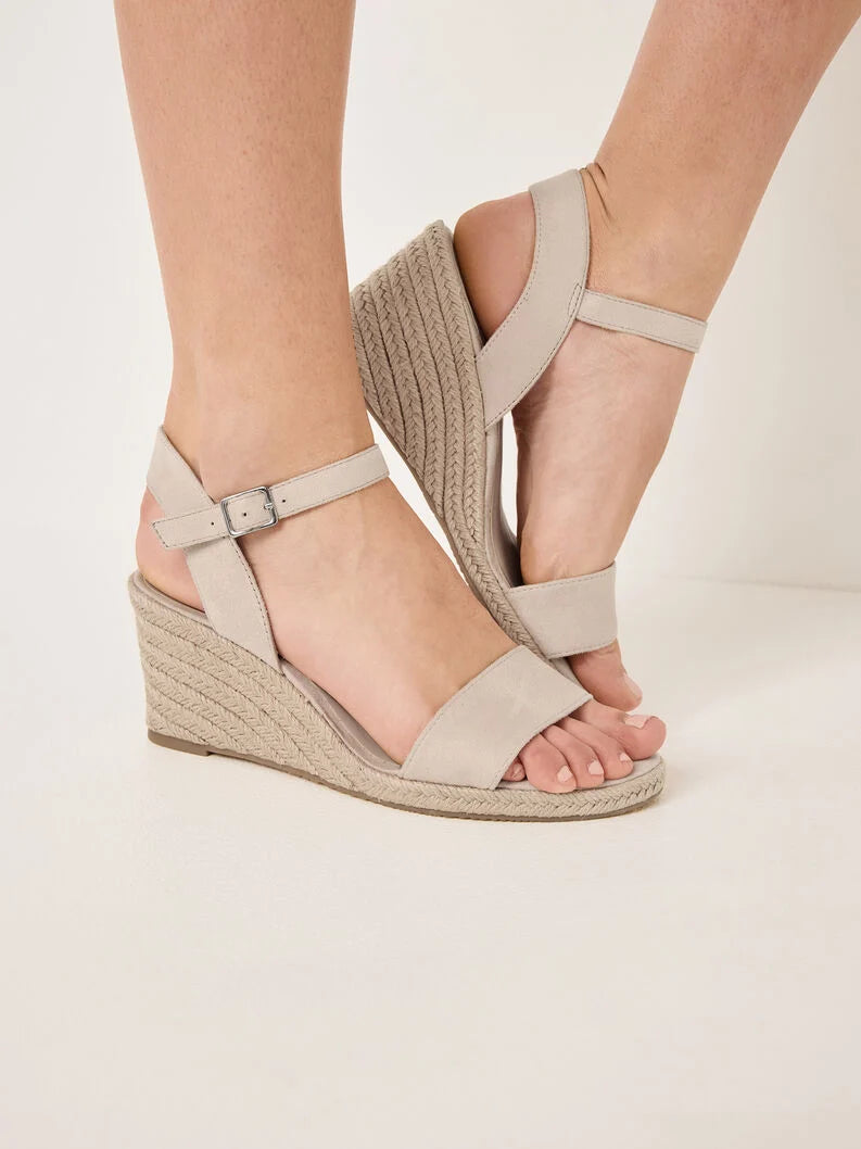 Tamaris Women's 1-28300-42 Wedge Heel Sandals Nude Pink